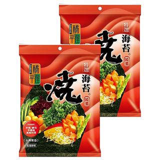 橘平屋 特選燒海苔, 全型8枚, 手捲/壽司/素食料理適用, 20.8g, 2包