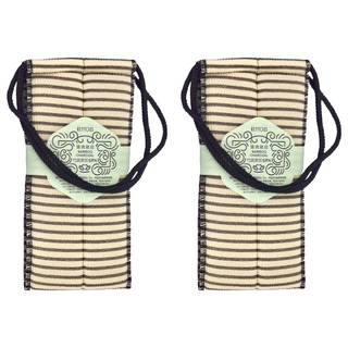 KEYTOSS 詰朵斯 柔色竹炭添加沐浴拉背條, 卡其色, 1入, 2個