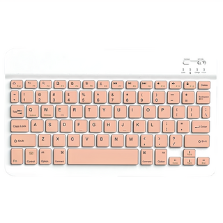 藍牙3.0鍵盤 輕薄便攜設計 長續航力, 柑橙橘, B215, 剪刀腳結構