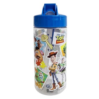 Skater 摺疊吸管式透明水壺, 玩具總動員 透明色, 500ml, 1個