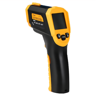 ANTIAN 高精度工業用測溫儀/非接觸式紅外線料理用溫度計/油溫水溫空調測溫槍/烘焙溫度檢測器, 1個