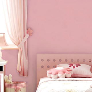 WA. WALL ART 馬卡龍色系防水自黏壁紙 PVC材質, 桃粉色