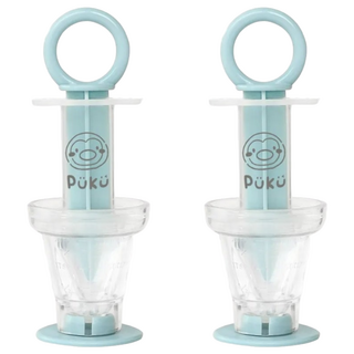 PUKU 藍色企鵝 奶嘴式餵藥器, P16902-899, 2組