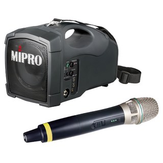 MIPRO 喊話器主機 附無線麥克風 ACT-58H MA-101G PLUS 輕巧便攜, 單色