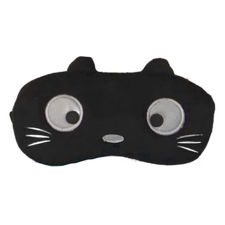 O beauty 奧緹 香氛熱敷眼罩 恆溫款 正面柔軟舒適材質 背面輕薄透氣 涼爽卡材料, 黑貓, 1個, KDS-110