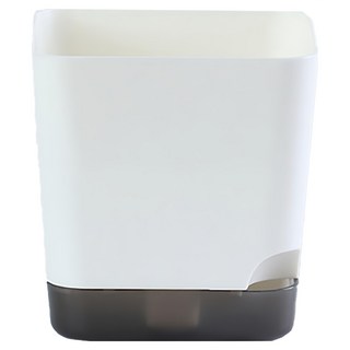 小麥購物 簡約多肉花盆 L252, 1個, 白色