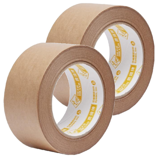 DEER BRAND 鹿頭牌 牛皮紙膠帶 48mm x 40M 易手撕 表面可書寫, 2捲