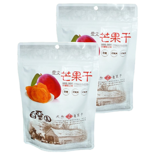 白堊園 愛文芒果乾, 乾燥台灣芒果, 120g, 2包