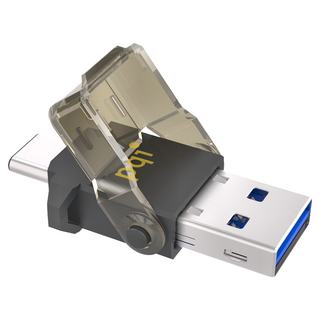 pqi 勁永 Connect 312 Type-C OTG 迷你讀卡機 USB 3.1 Type-C Type-A, 單一商品, 混合色, 1個