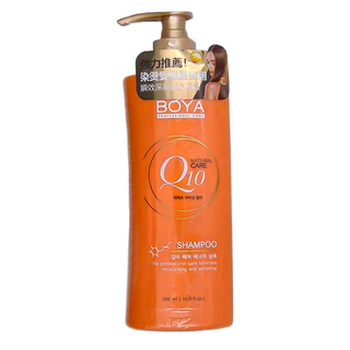 BOYA 柏雅 Q10 與蜂蜜修護煥新洗髮乳 500ml, 修護染燙受損髮質，深層滋養，蜂蜜保濕, 1瓶