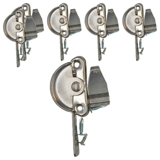 TRENY 白鐵鉤 鋁門/鋁窗 門扣 門窗配件, 6個