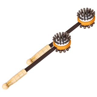 不求人按摩槌 氣囊錘, 41x9公分, 橙色, 全身可用, 2支