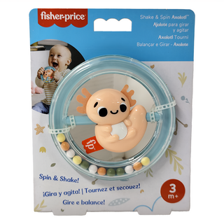 費雪安撫玩具 搖鈴 六角恐龍, 3個月以上寶寶適用, 1個