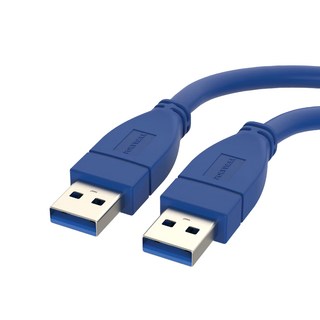POLYWELL 寶利威爾 USB3.0 A公 To A公 傳輸線 PW15-W45-S002, 0.25m, 藍色, 1條