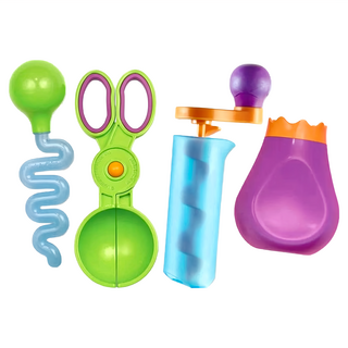 Learning Resources 小手訓練玩沙玩水精細動作工具套裝 4件組, 1組, 多色