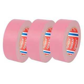 DADA 彩色和紙膠帶 25mm x 15m 粉紅色 3入, 粉色, 3個