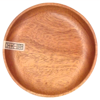 品木屋 原木圓型淺盤, 小(15 x 2.3cm), K3697, 1個
