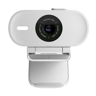 elgato Facecam Neo 直播攝影機，即插即用，內建美顏，自動對焦，適用多平台, 白色