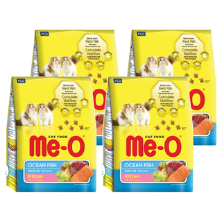 Me-O 咪歐 幼貓乾貓糧, 海洋魚口味, 1.1kg, 4袋