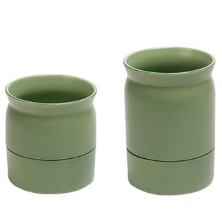 Dailylike 餐具瀝水桶 2入, 抹茶綠, 1組