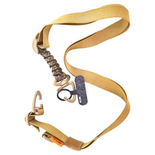 BASE 550 多工背帶V2 Atwood Rope MFG Duraflex扣環, 沙色織帶 + 迷彩傘繩編織, 1個