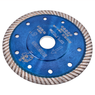 台灣牛 5吋超薄鑽石鋸片, 125*1.2 (藍/綠), 切割烤漆浪板/花崗石/混凝土, 1個