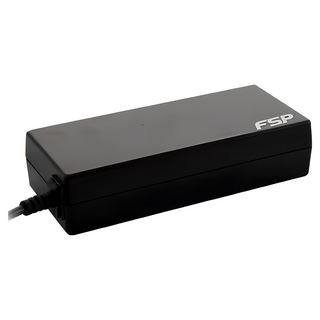 FSP 全漢 萬用筆電充電器 90W 變壓器 + 接頭8顆 + 2孔電源線 + 收納袋 + 說明書 129 x 55 x 31mm 414g, NB90, 1組