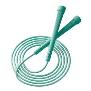 MICHAEL FITNESS 麥克健身 鋼絲跳繩 2個, 繩子直徑:約2.5mm 鋼絲繩長:約3m, 4.5mm x 2.8m, 綠色