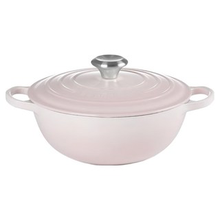 LE CREUSET 典藏琺瑯鑄鐵鍋媽咪鍋, 1個, 粉色, 24cm