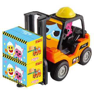 pinkfong 碰碰狐 迷你工程車系列玩具 Set, 堆高機, 不適用, 1組