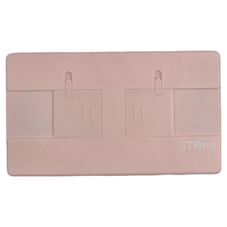 ST One 防觸電插座安全蓋, 馬卡粉, 3M防水背膠 輕鬆安裝, 1個, 13 x 7.5cm