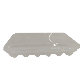 透明雞蛋盒子18格, PP塑料, 32 x 18 x 6.8cm, 透明色, 2個