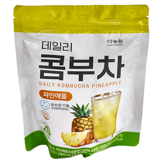 Danongwon 乳酸菌康普茶 鳳梨, 5g, 20個, 1包