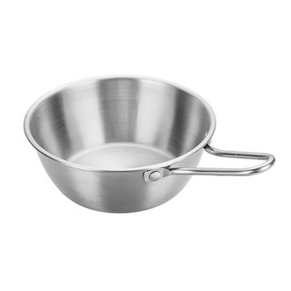 正304韓式帶柄多用碗 12cm, 不鏽鋼, 1個
