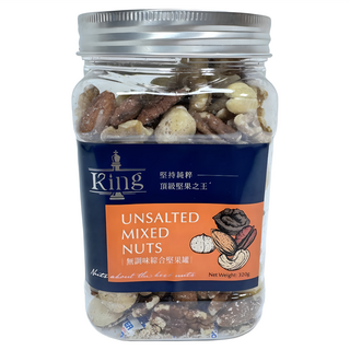 盛香珍 king無調味綜合堅果罐, 1個, 320g