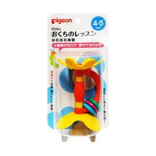 pigeon 貝親 牙齒咬環 嘴唇訓練型玩具, 1個