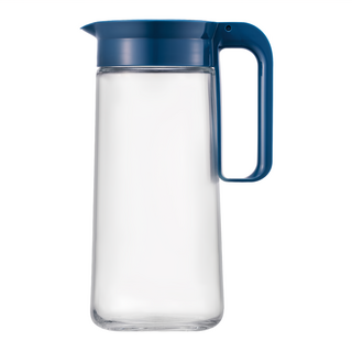 LocknLock 樂扣樂扣 簡約濾網玻璃冷水壺, 藍色, 1.3L, 1個