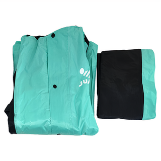 JUMP 將門 酷 運動風兩件式套裝風雨衣 湖水綠 2XL
