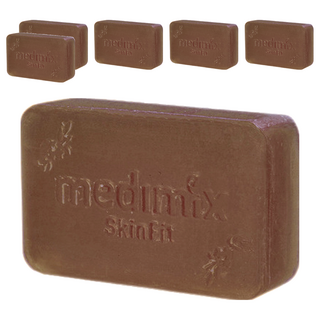 Medimix 綠寶石皇室藥草浴美肌皂 岩蘭草 深層清潔 溫和不刺激 肌膚光滑潔淨, 125g, 6個