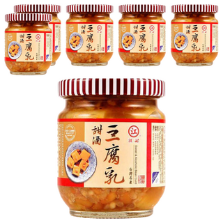 江記 甜酒豆腐乳, 200g, 6罐