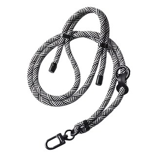 愛北鼻 多功能手機掛繩 8mm 盒裝-可調節, 黑白線條, 1入