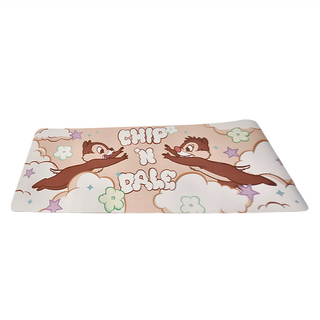 Disney 迪士尼 雲朵朵系列皮革桌墊, 奇奇蒂蒂 淺棕色