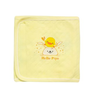 PiYOPiYO 黃色小鴨 包紗夏季大肚圍, 360度溫暖呵護 美國棉紗 材質輕盈透氣, 淺黃