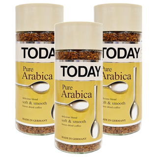 TODAY 當代 阿拉比卡咖啡, 德國進口, 烘焙香氣和諧, 深沉穩重風味, 香醇悠長, 95g, 1罐, 3罐