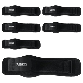 AOLIKES 奧力克斯 加寬加壓護肘 50g, 黑色, 6個