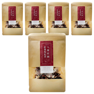 仁濟中藥 人蔘桂圓紅棗枸杞茶 元氣養生茶, 5g, 30包, 5袋