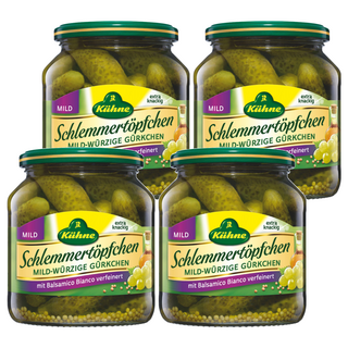 Kuhne 冠利 葡萄醋酸黃瓜, 580ml 530g, 4罐