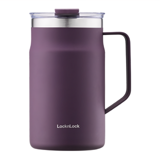 LocknLock 樂扣樂扣 都會馬克咖啡杯 600ml, 深夜紫, 1個