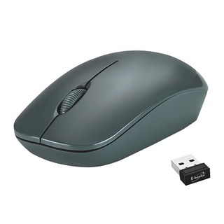 E-books M71 手感型超靜音無線滑鼠，1200DPI精準定位，2.4GHz無線技術，長效省電, E-PCG249, 黑色