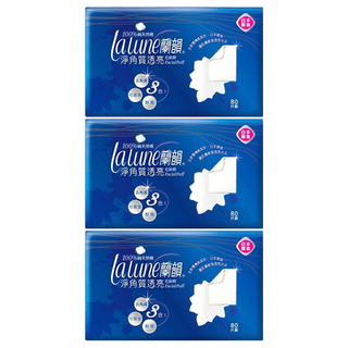 lalune 蘭韻 台灣公司貨 淨角質透亮化妝棉, 80張, 3盒, 80入, 3組